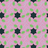 Apparel textile, wrapping paper. Minimal oriental vector graphic