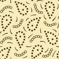 Vintage seamless pattern in small pretty motifs style for fabric vector