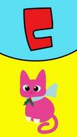 ABC animieren Alphabet Lernen zum Kinder A B C D zum Kindergarten Klasse ABC Alphabet Lernen zum Kinder Reime Video. video