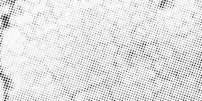 trama de semitonos punto modelo antecedentes vector, un conjunto de cuatro diferente resumen puntos patrones, un negro y blanco dibujo degradado puntos efecto, grunge efecto con redondo circulo adorar textura vector