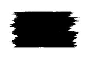 un negro pintar cepillo carrera en un blanco fondo, cepillo vector archivo tinta textura negro fuente negro tinta tinta mancha texto espacio línea carrera cepillo fuentes