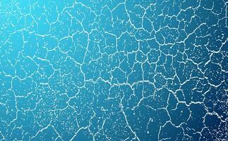 cracked effect on blue background with vintage grunge texture, cracked texture water texture blue abstract background texture crack water surface skin pattern vector