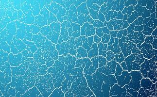 cracked effect on blue background with vintage grunge texture, cracked texture water texture blue abstract background texture crack water surface skin pattern vector