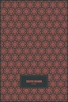 creative pink hexagon pattern with retro dark background vector