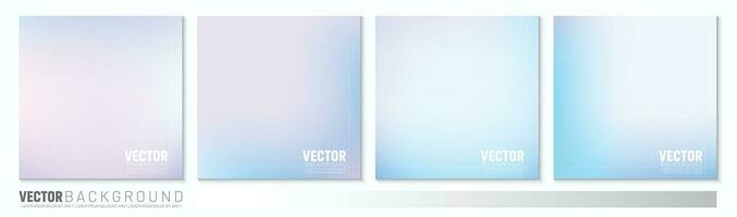 Set of vector gradient backgrounds. For social media and other special occasion projects background