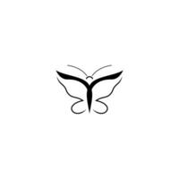 ILLUSTRATION OF BUTTERFLY AND LETTER COMBINATION EACH OTHER vector