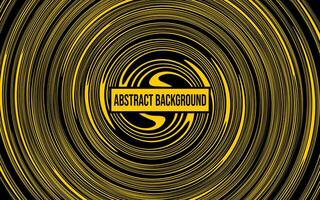 Abstract Background Splash Spiral Yellow Vector