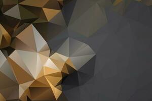 Abstract geometric low poly background design vector