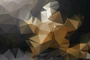 Abstract geometric low poly background design vector