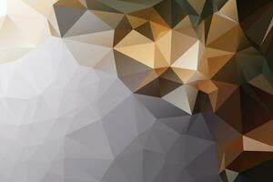 Abstract geometric low poly background design vector