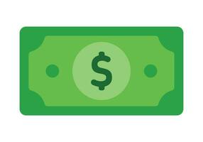 Dollar USD Money Paper Currency Icon Vector Illustration