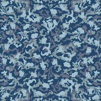 a blue camouflage pattern background with cats vector