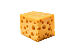 ai generato formaggio isolato su un' trasparente sfondo. png