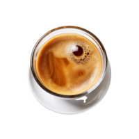 AI generated Espresso The classic shot of concentrated on transparent background. png