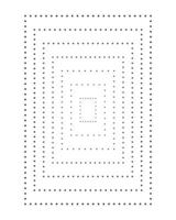 Abstract halftone rectangle vector illustration.