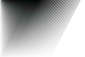 Thin straight line smooth transition from black to white  line pattern background. vector