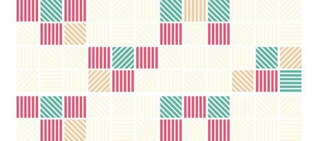 pastel colorful stripes grid geometric design background vector