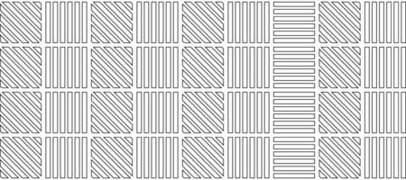 black outlines stripes grid geometric design background vector