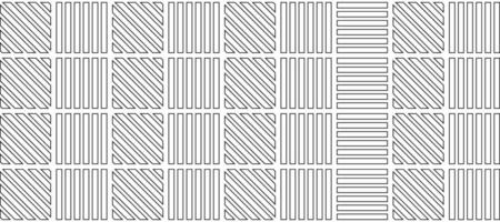 negro contornos rayas cuadrícula geométrico diseño antecedentes vector