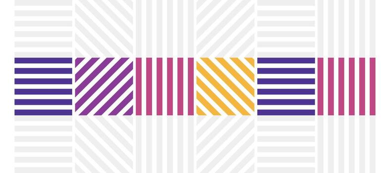 retro Delgado líneas a rayas geométrico bandera diseño antecedentes vector