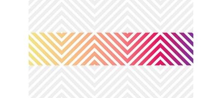 abstract gradient chevron lines geometric design background vector