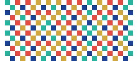 pixel colorful squares cube pattern design background vector