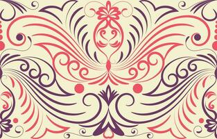 Seamless vintage leaf pattern in pastel colors. Light color for wallpaper and background vector