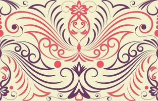 Seamless vintage leaf pattern in pastel colors. Light color for wallpaper and background vector