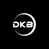 DKB Letter Logo Design, Inspiration for a Unique Identity. Modern Elegance and Creative Design. Watermark Your Success with the Striking this Logo. vector