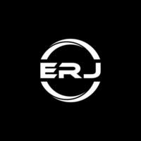 ERJ Letter Logo Design, Inspiration for a Unique Identity. Modern Elegance and Creative Design. Watermark Your Success with the Striking this Logo. vector