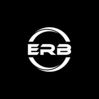 ERB Letter Logo Design, Inspiration for a Unique Identity. Modern Elegance and Creative Design. Watermark Your Success with the Striking this Logo. vector