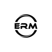 ERM Letter Logo Design, Inspiration for a Unique Identity. Modern Elegance and Creative Design. Watermark Your Success with the Striking this Logo. vector