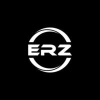 ERZ Letter Logo Design, Inspiration for a Unique Identity. Modern Elegance and Creative Design. Watermark Your Success with the Striking this Logo. vector