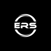 ERS Letter Logo Design, Inspiration for a Unique Identity. Modern Elegance and Creative Design. Watermark Your Success with the Striking this Logo. vector