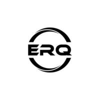Erq letra logo diseño, inspiración para un único identidad. moderno elegancia y creativo diseño. filigrana tu éxito con el sorprendentes esta logo. vector
