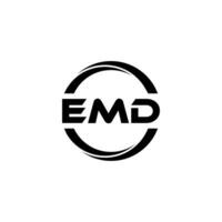 EMD Letter Logo Design, Inspiration for a Unique Identity. Modern Elegance and Creative Design. Watermark Your Success with the Striking this Logo. vector