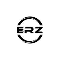ERZ Letter Logo Design, Inspiration for a Unique Identity. Modern Elegance and Creative Design. Watermark Your Success with the Striking this Logo. vector