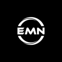 EMN Letter Logo Design, Inspiration for a Unique Identity. Modern Elegance and Creative Design. Watermark Your Success with the Striking this Logo. vector