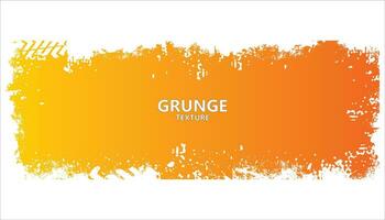 Orange color gradient grunge texture background vector
