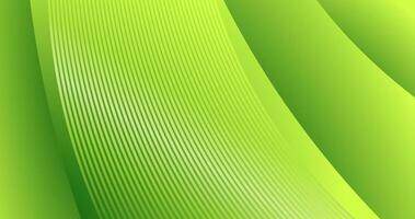 abstract green curve background for business vector