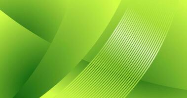 abstract green curve background for business vector