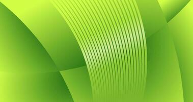 abstract green curve background for business vector