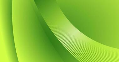 abstract green curve background for business vector