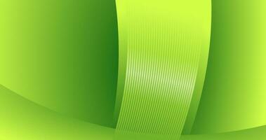 abstract green curve background for business vector