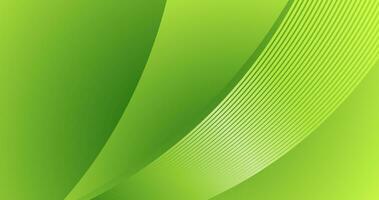 abstract green curve background for business vector