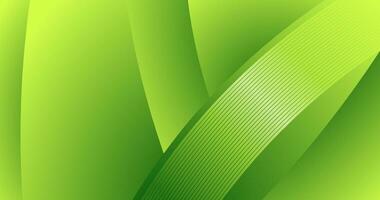 abstract green curve background for business vector