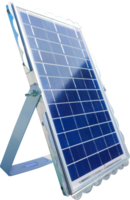 Side view of solar panel isolated on white or transparent background. New generation of alternative clean energy generator technology that is environmentally friendly. png