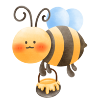 abeja entonces linda png