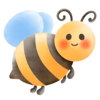 abelha tão fofa png