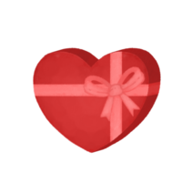 valentine's day gift box png